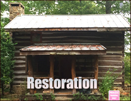 Historic Log Cabin Restoration  Blakeslee, Ohio